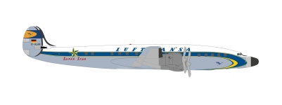 Herpa 539357 - 1:500 - Lufthansa Lockheed L-1649A Super Star - D-ALAN